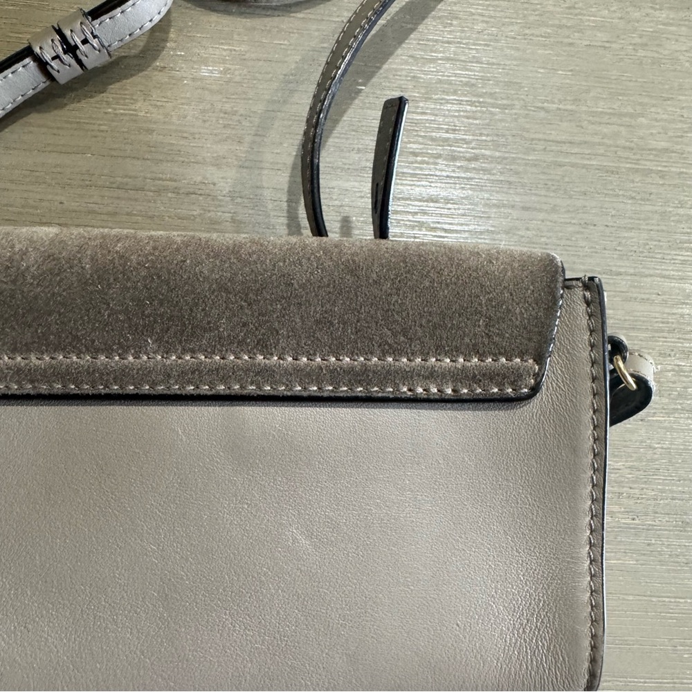 Chloe Mini Faye Crossbosy Bag Gray Side Bag - Picture 15 of 16